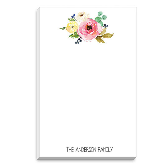 Rose Bunch Notepad